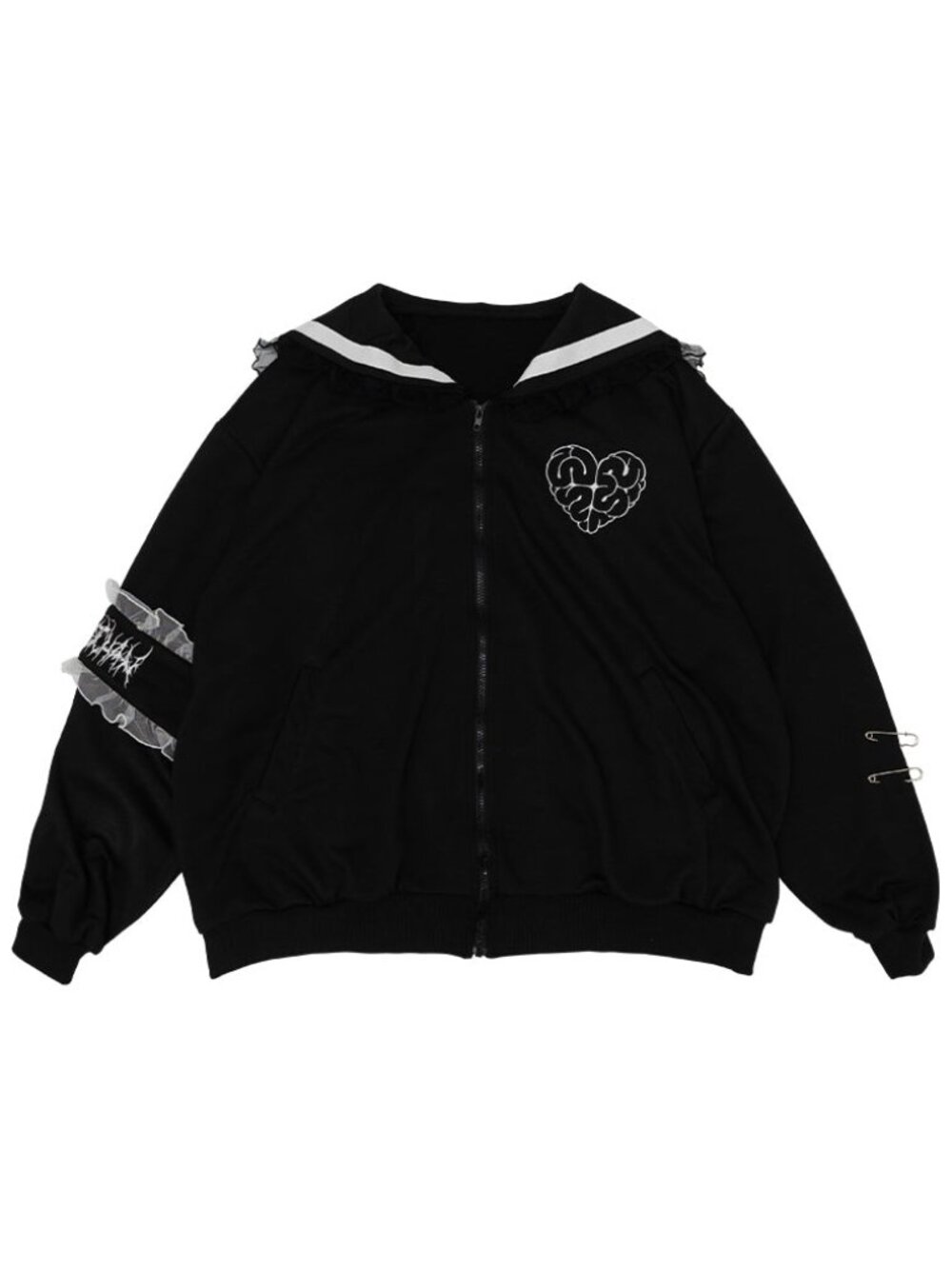 NEW ACDC RAG X Ichgo Cha~N Horror Gore Brain Drain Girl Sailor Jacket